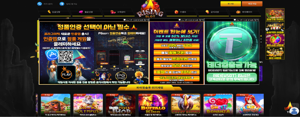라이징슬롯 공식 주소 바로가기