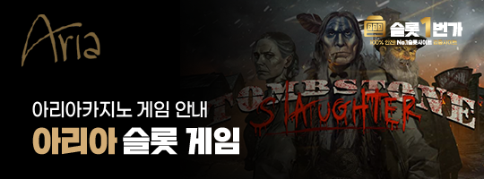 아리아 슬롯게임 제공