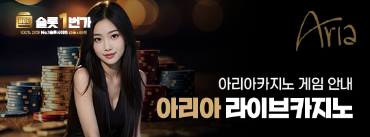 아리아 라이브카지노 제공
