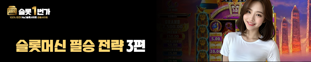 슬롯머신 필승 전략 3편
