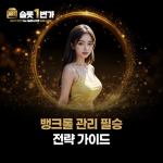 슬롯1번가 성공적인 베팅을 위한 뱅크롤 자금 관리 전략 이미지